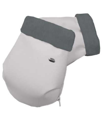 DyDaDos Guantes Polipiel Gris-Marengo