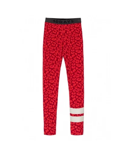 Leggins 10Days Leopard Dark Red