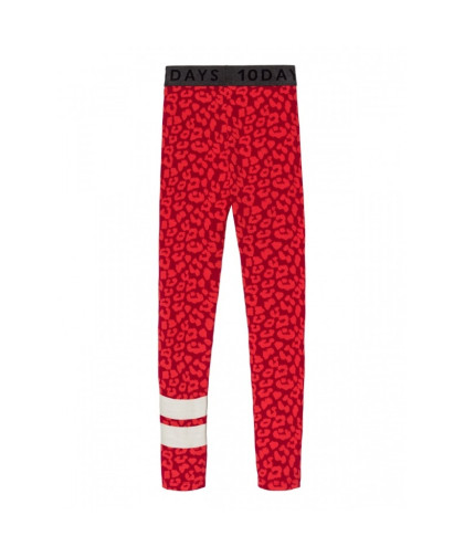 Leggins 10Days Leopard Dark Red