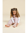 molis&co Pijama Manta Navy and Pink Stripes  1Y