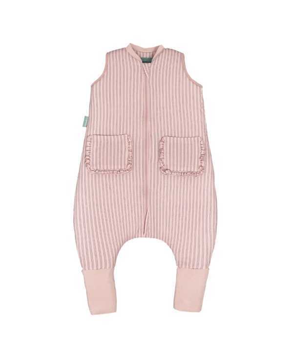 molis&co Pijama Manta Navy and Pink Stripes  1Y