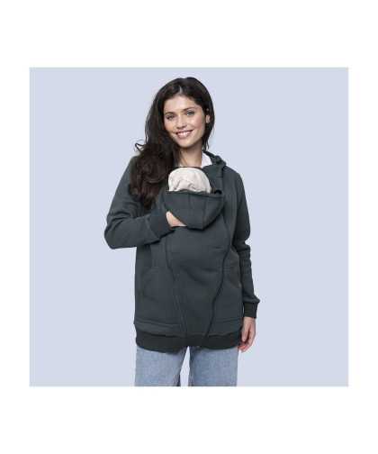 Sudadera de Maternidad y Porteo Love and Carry - Emerald