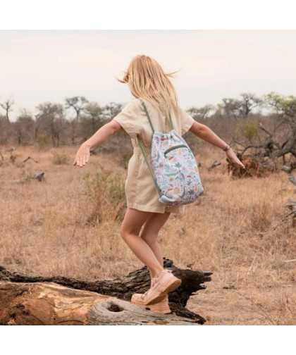Little Dutch Mochila Saco Safari Friends