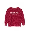 Sudadera 10Days Sweater Leopard Maroon