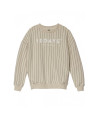 Sudadera 10Days Sweater Pinstripe Bone