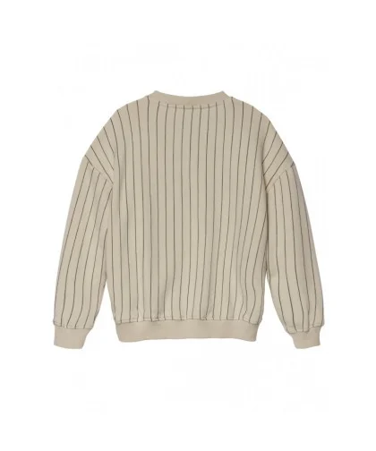 Sudadera 10Days Sweater Pinstripe Bone