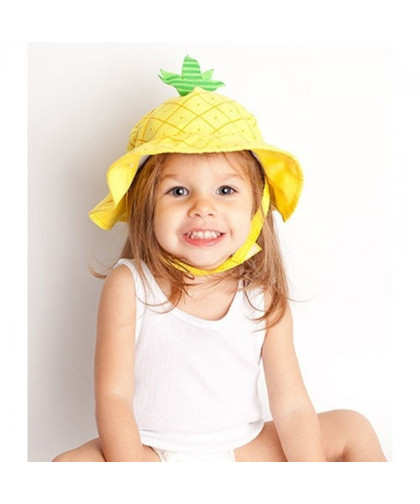 Gorrito de Playa con Protección Piña 12-24m